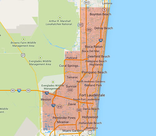 Crizabella Pools service area