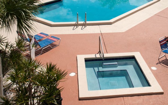 Liberty Spa remodel overhead view